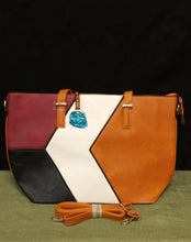 Load image into Gallery viewer, Arrow Color Block Tote