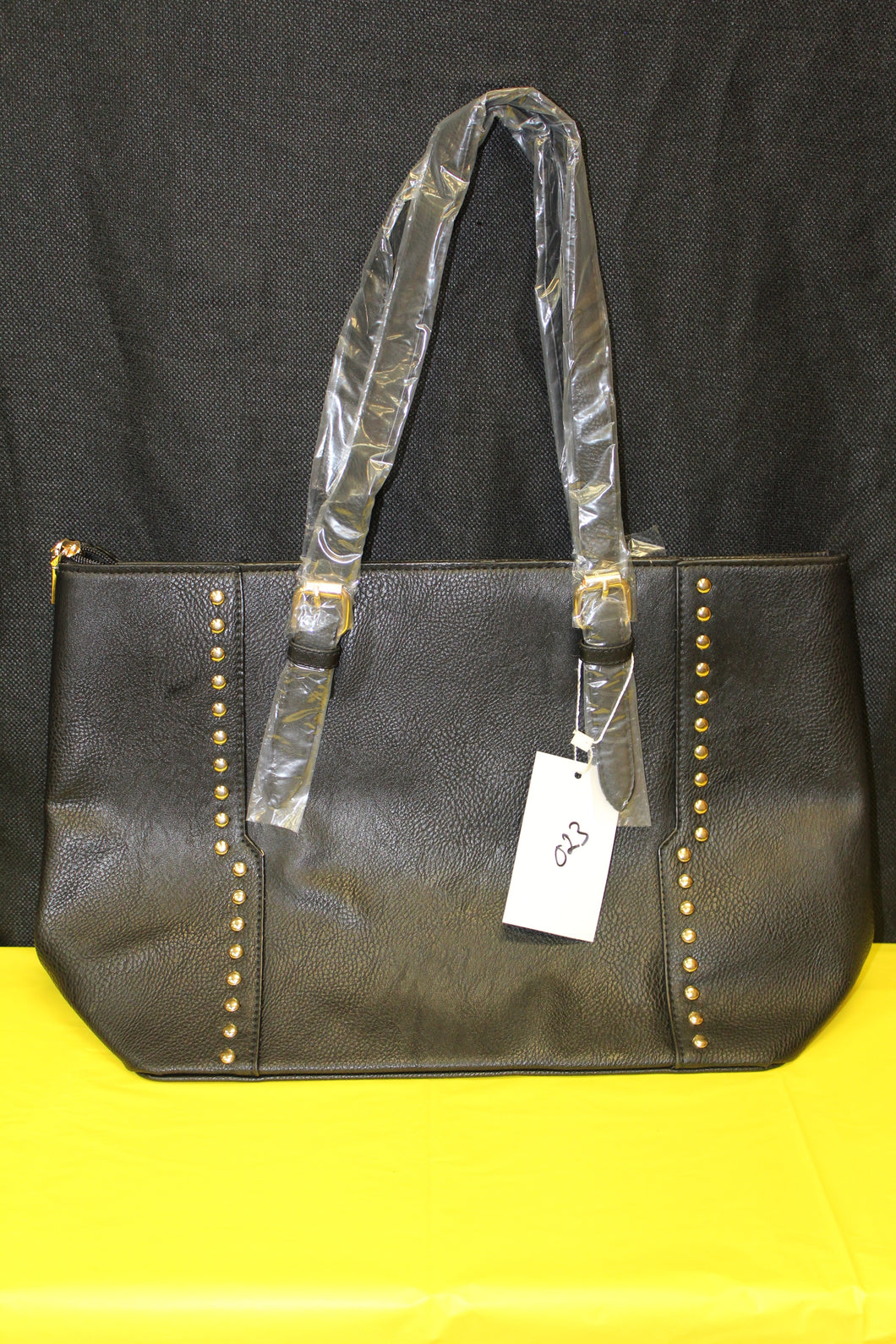 Large Studded Tote Handbag