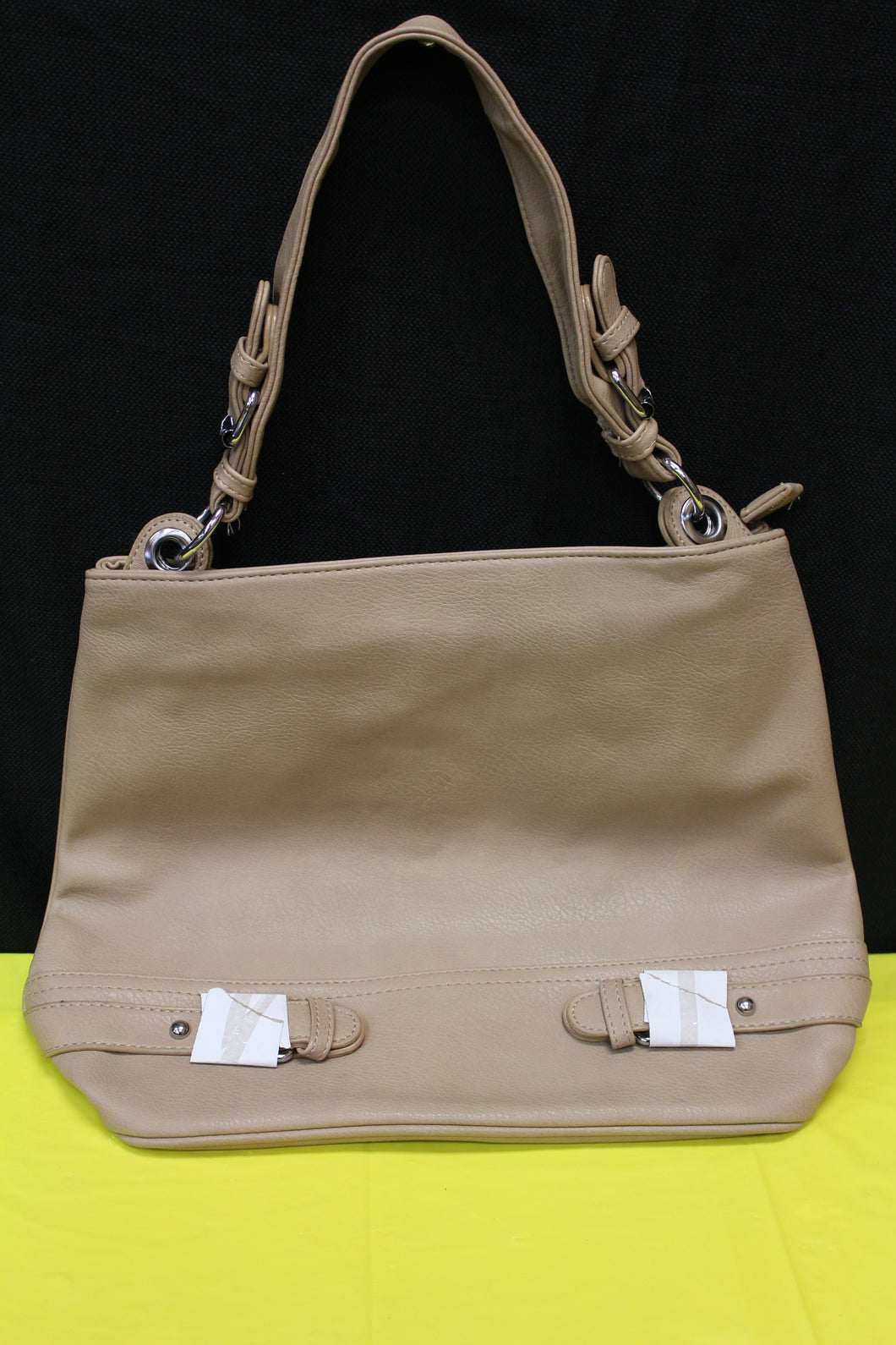 Buckle Accent Hobo- Khaki