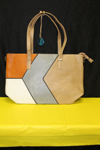 Load image into Gallery viewer, Arrow Color Block Tote
