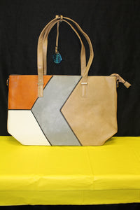 Arrow Color Block Tote