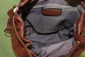 Mini Backpack-Brown