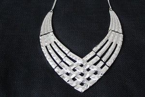 Silver Tone Necklace set