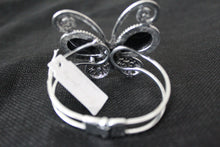 Load image into Gallery viewer, Butterfly Antique Silver tone Bracelet
