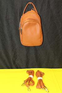 Convertible Mini Backpack To Cross Body