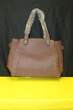 Load image into Gallery viewer, Studded Tote Handbag with Shoulder Strap
