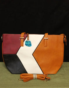 Arrow Color Block Tote